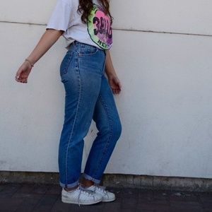 Vintage Levi's Mom Jeans 550 High Waisted, Tapered
